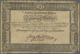 00112 Austria / Österreich: Privilegierte Vereinigte Einlösungs- Und Tilgungs-Deputation 20 Gulden 1813, P.A53a, Highly - Autriche