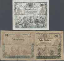 00139 Austria / Österreich: Privilegirte Oesterreichische National-Bank Set With 3 Contemporary Forgeries Of The 10 Guld - Autriche