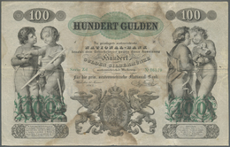 00140 Austria / Österreich: Privilegirte Oesterreichische National-Bank 100 Gulden 1863, P.A90, Extraordinary Rare Note - Austria