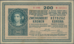 00175 Austria / Österreich:  Oesterreichisch-ungarische Bank / Osztrak-magyar Bank Pair With 25 And 250 Kronen 1918, P.2 - Autriche
