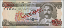 00246 Barbados: 10 Dollars 1973 Specimen P. 33s In Condition: UNC: - Barbades