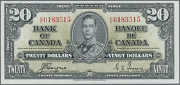 00471 Canada: 20 Dollars 1937 P. 62c In Condition: XF+ To AUNC. - Canada