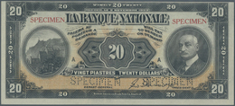 00485 Canada: La Banque Nationale 20 Dollars 1922 SPECIMEN, P.S873s In Very Nice Condition, Just A Bit Decentered Front - Canada