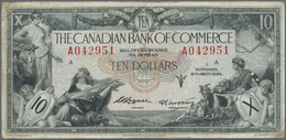 00490 Canada: The Canadian Bank Of Commerce 10 Dollars P. S971b In Used Condition, Creases And Stain In Paper But No Hol - Canada