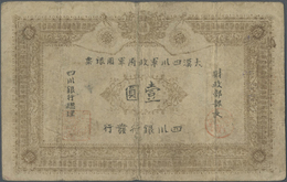 00565 China: Ta Han Szechuan Military Government 1 Yuan ND(1912) P. S3948a, Issued And Original Note. There Are Forgerie - China
