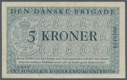 00645 Denmark  / Dänemark: 5 Kroner ND (1947-58) P. M11. This Banknote Issued By The Royal Danish Ministry Of War After - Danimarca