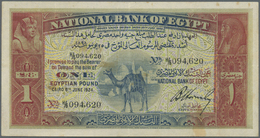 00691 Egypt / Ägypten: National Bank Of Egypt 1 Pound June 6th 1924, P.18, Great Original Shape With Strong Paper And Br - Egitto