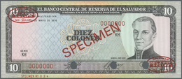 00715 El Salvador: 10 Colones 1978 Specimen P. 129as In Condition: UNC. - El Salvador