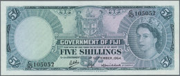 00769 Fiji: 5 Shillings 1964 P. 51d In Condition: AUNC. - Figi