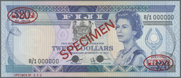 00779 Fiji: 20 Dollars 1980 Specimen P. 80s In Condition: UNC. - Fidji