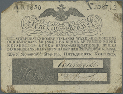 00790 Finland / Finnland: 50 Kopeks 1824-1840 Issued By Storfurstendömet Finlands Wäxel-Depositions Och Låne-Bank (Grand - Finlande