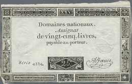 00801 France / Frankreich: Bundle Of 106x 25 Livres 1793 P. A71, All In Condition From VF+ To F. (106 Pcs) - Altri & Non Classificati