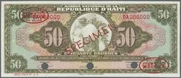 00981 Haiti: 50 Gourdes L.1919 P. 194s In Condition: AUNC. - Haiti