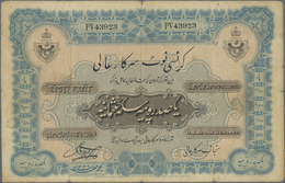 01144 India / Indien: Hyderabad 100 Rupees ND(1916-36) P. S266 In Used Condition With Vertical And Horizontal Folds, Sma - India