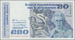 01237 Ireland / Irland: 20 Pounds 1981 P. 73a, Light Center Bend, In Condition: XF. - Ireland