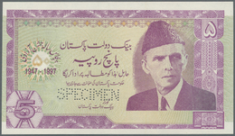 01932 Pakistan: 5 Rupees ND Specimen P. 44s, Commemorative Issue In Condition: UNC. - Pakistan