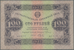 02167 Russia / Russland: 100 Rubles 1923 Pick 161 In Condition: VF. - Russia