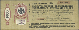 02281 Russia / Russland: South Russia 1000 Rubles 1919 P. S400b In Condition: F. - Russia