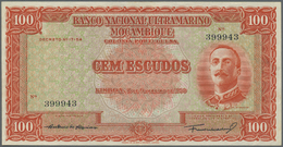 01770 Mozambique: 100 Escudos 1950 P. 103 In Exceptional Condition: XF. - Mozambique