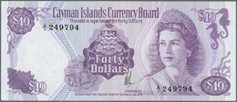 00510 Cayman Islands: 40 Dollars L.1974 P. 9a In Condition: UNC. - Cayman Islands