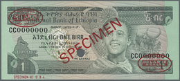 00737 Ethiopia / Äthiopien: 1 Birr 1991 Specimen P. 30s In Condition: UNC. - Etiopia