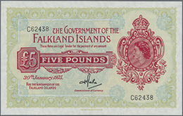 00755 Falkland Islands / Falkland Inseln: 5 Pounds 1975 P. 9b In Condition: UNC. - Isole Falkland