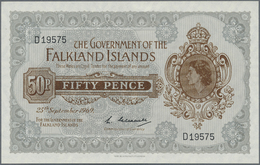 00758 Falkland Islands / Falkland Inseln: 50 Pence 1969 P. 10a In Condition: UNC. - Isole Falkland