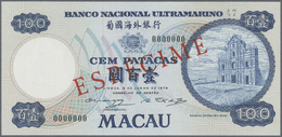 01605 Macau / Macao: 100 Patacas June 8th 1979 SPECIMEN, P.57s In Perfect UNC Condition - Macao