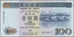 01619 Macau / Macao: 100 Patacas 1995 P. 93 In Condition: UNC. - Macao