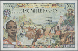 00526 Central African Republic / Zentralafrikanische Republik: 5000 Francs 1980 P. 11 With Only One Light Dint In Except - Central African Republic