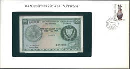 00621 Cyprus / Zypern: 500 Milas 1979 P. 42c In Large Envelope "Banknotes Of All Nations" In Conidtion: UNC. - Chypre