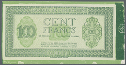 00650 Djibouti / Dschibuti: 100 Francs ND(1945) PROOF Of P. 16p, A Highly Rare And Rarely Offered Pair Of Proof Prints ( - Gibuti