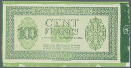 00650 Djibouti / Dschibuti: 100 Francs ND(1945) PROOF Of P. 16p, A Highly Rare And Rarely Offered Pair Of Proof Prints ( - Djibouti