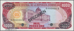 00664 Dominican Republic / Dominikanische Republik: 1000 Pesos 180 Specimen P. 14cs In Condition: UNC. - Dominicana