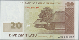 01549 Latvia / Lettland: 20 Latu 2009 REPLACEMENT "AZ" P. 55br, Sign. Rimsevics, In Crisp Original Condition: UNC. - Latvia