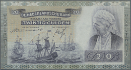 01813 Netherlands / Niederlande: 20 Gulden 1941 P. 54 Replacement Note, Light Handling And Creases In Paper But Still Ve - Other & Unclassified