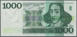 01819 Netherlands / Niederlande: 1000 Gulden 1972 P. 94, Used With Light Vertical And Horizontal Folds, But No Holes Or - Altri & Non Classificati