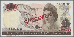 01838 New Zealand / Neuseeland: 1 Dollars ND Specimen P. 163bs In Condition: UNC. - Nuova Zelanda