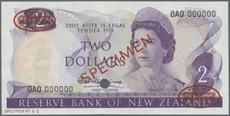 01839 New Zealand / Neuseeland: 2 Dollars ND Specimen P. 164as In Condition: UNC. - New Zealand