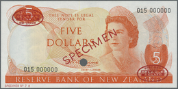 01841 New Zealand / Neuseeland: 5 Dollars ND Specimen P. 165as In Condition: UNC. - New Zealand