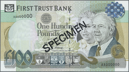 01889 Northern Ireland / Nordirland: First Trust Bank 100 Pounds 1998 SPECIMEN P. 139s In Condition: UNC. - Autres & Non Classés