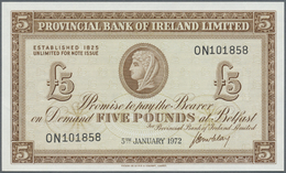 01904 Northern Ireland / Nordirland: 5 Pounds 1972 P. 246, 2 Light Dints In Paper, Otherwise Perfect, Condition: AUNC. - Other & Unclassified
