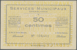 01761 Morocco / Marokko: Casablanca 50 Centimes ND P. NL In Condition: AUNC. - Maroc