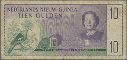 01805 Netherlands New Guinea / Niederländisch Neu Guinea:  Ministerië Van Overzeesche Rijksdelen 10 Gulden December 8th - Papouasie-Nouvelle-Guinée