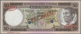 00722 Equatorial Guinea / Äquatorialguinea: 50 Eukele 1975 Specimen P. 12s In Condition: UNC. - Equatorial Guinea