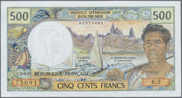 01828 New Caledonia / Neu Kaledonien: Set Of 2 Notes 500 Francs ND P. 60, Both In Condition: UNC. (2 Pcs) - Nouméa (Nuova Caledonia 1873-1985)