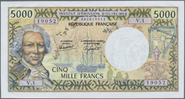 01829 New Caledonia / Neu Kaledonien: 5000 Francs ND P. 65c In Condition: UNC. - Nouméa (New Caledonia 1873-1985)