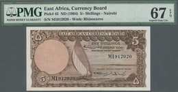 00668 East Africa / Ost-Afrika: East African Currency Board 5 Shillings ND(1964), P.45 In Perfect Uncirculated Condition - Other - Africa