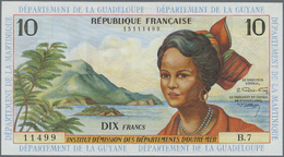 00825 French Antilles / Französische Antillen: 10 Francs ND P. 8b In Condition: UNC. - Andere - Amerika