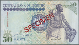01579 Lesotho: 50 Maloti 1992 Specimen P. 14s In Condition: UNC. - Lesoto